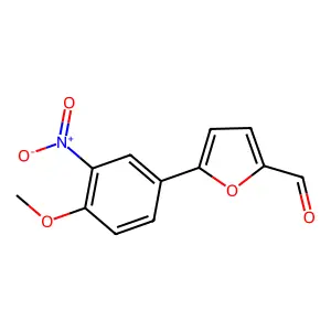 5-(4-Methoxy-3-nitrophenyl)furan-2-carbaldehyde structure