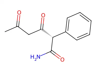 Benzeneacetamide, alpha-(1,3-dioxobutyl)- structure