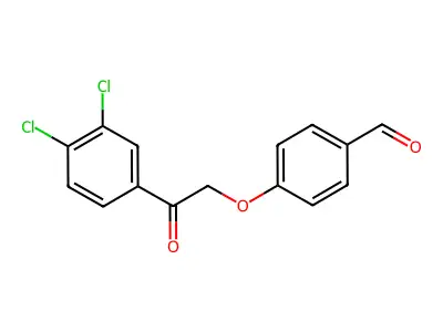 4-[2-(3,4-Dichlorophenyl)-2-oxoethoxy]benzaldehyde structure