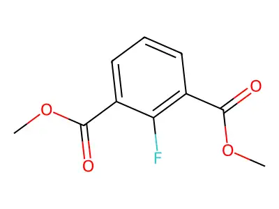 Dimethyl 2-fluorobenzene-1,3-dicarboxylate structure