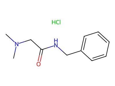 Acetamide, N-benzyl-2-(dimethylamino)-, hydrochloride structure