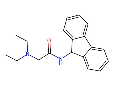 9((Dietamino)acetylamino) fluorene structure