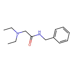 Acetamide, 2-(diethylamino)-N-(phenylmethyl)- structure