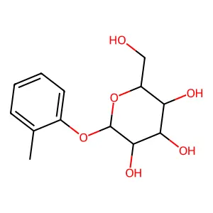 Glucopyranoside, 1-o-tolyl-, beta-D- structure