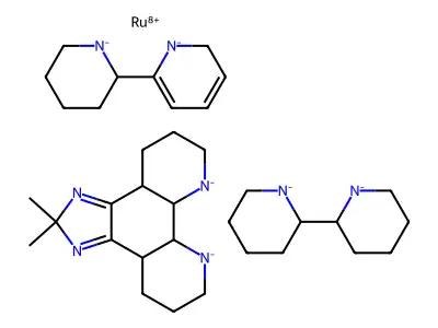 Chemical Compound (C35H54N8Ru+2) structure