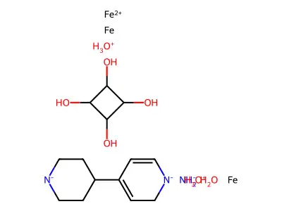 Chemical Compound (C14H32Fe3N3O7+) structure