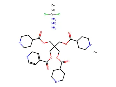 Chemical Compound (C29H46Cl2Co4N7O8-7) structure