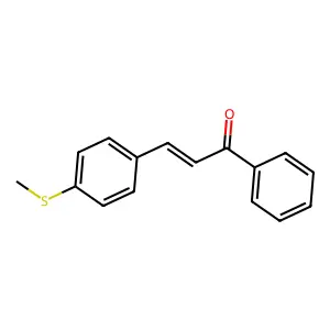 2-Propen-1-one, 3-[4-(methylthio)phenyl]-1-phenyl- structure