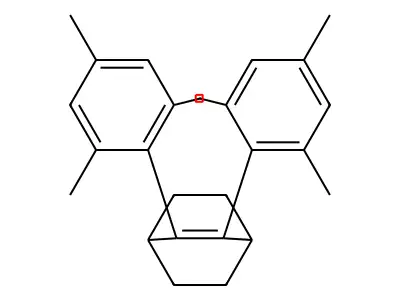 2,3-Bis(2,4,6-trimethylphenyl)bicyclo[2.2.2]oct-2-ene structure