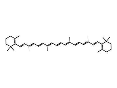 Β-胡萝卜素 structure