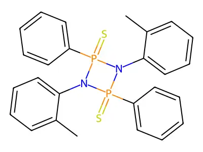 1,3-bis(2-methylphenyl)-2,4-diphenyl-2,4-bis(sulfanylidene)-1,3,2 structure