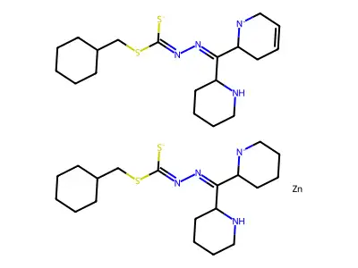 Chemical Compound (C38H62N8S4Zn-4) structure