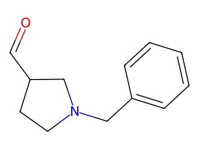 1-苄基吡咯烷-3-甲醛 structure