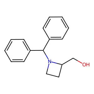 (1-Benzhydrylazetidin-2-yl)methanol structure