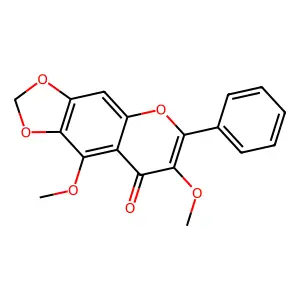 7,9-Dimethoxy-6-phenyl-[1,3]dioxolo[4,5-g]chromen-8-one structure