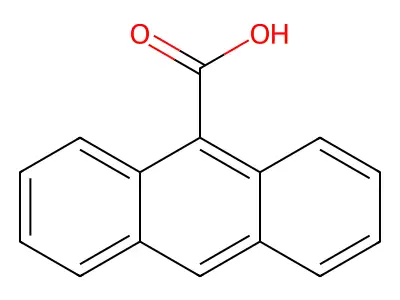 9-蒽甲酸 structure