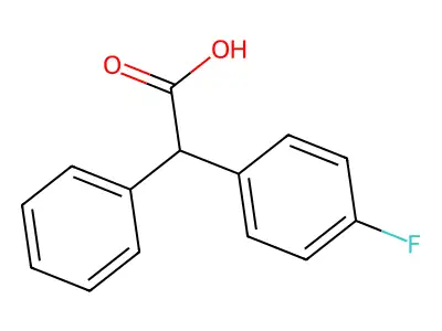2-(4-Fluorophenyl)-2-phenylacetic acid structure
