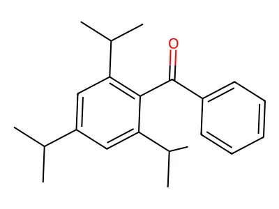 Methanone, phenyl(2,4,6-tris(methylethyl)phenyl)- structure