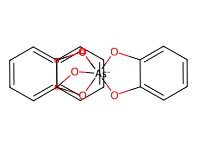 Tris[benzene-1,2-bis(olato)-kappa~2~O~1~,O~2~]arsenate(1-) structure
