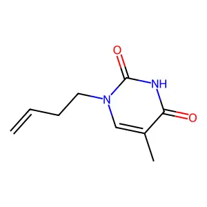 1-But-3-enyl-5-methylpyrimidine-2,4-dione structure