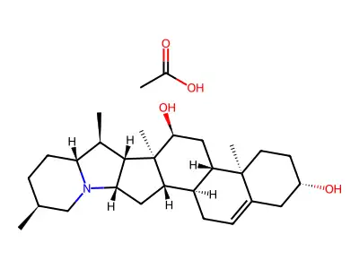 Rubijervine acetate structure