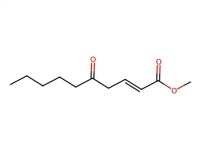 Methyl-5-oxo-decenoate structure