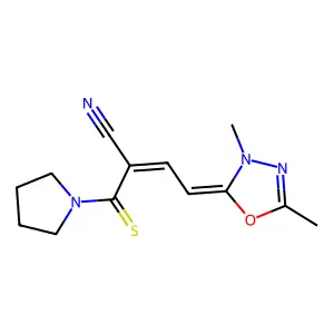 C13H16N4OS structure