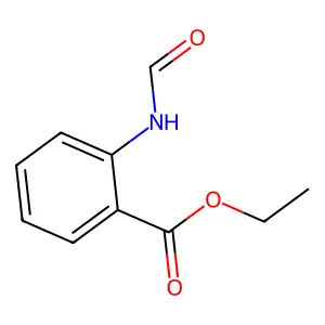Ethyl 2-formamidobenzoate structure