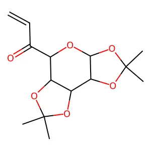 1-(2,2,7,7-Tetramethyltetrahydro-2H,3aH,7H-bis[1,3]dioxolo[4,5-b:4',5'-d]pyran-5-yl)prop-2-en-1-one structure