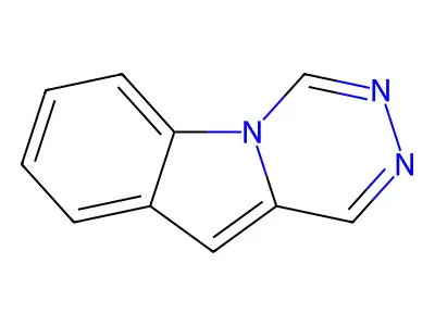 [1,2,4]Triazino[4,5-a]indole structure