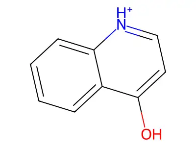 Quinolin-1-ium-4-ol structure