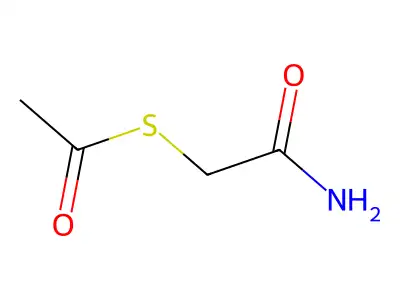2-(Acetylthio)acetamide structure