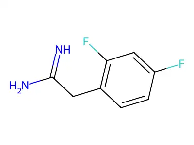 2-(2,4-Difluorophenyl)ethanimidamide structure