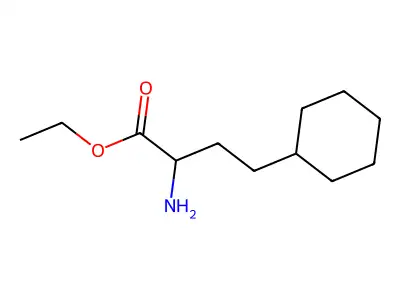 Ethyl 2-amino-4-cyclohexylbutanoate structure