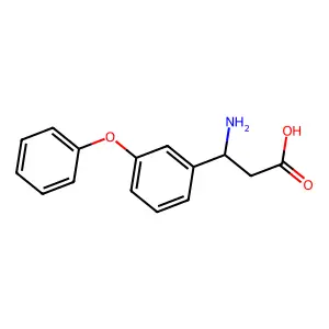 (R)-3-氨基-3-(3-苯氧基苯基)丙酸 structure