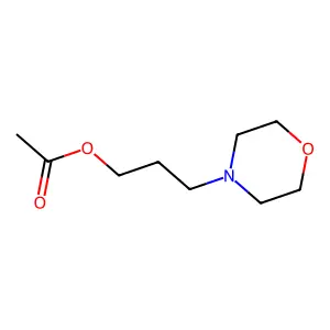 4-Morpholinepropanol, 4-acetate structure