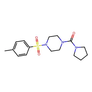 Pyrrolidin-1-yl(4-tosylpiperazin-1-yl)methanone structure