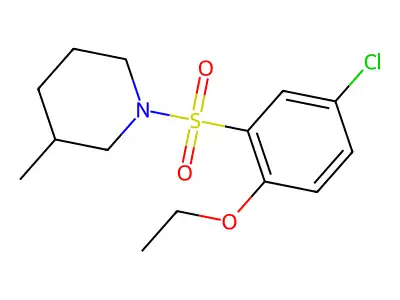 1-(5-Chloro-2-ethoxyphenyl)sulfonyl-3-methylpiperidine structure