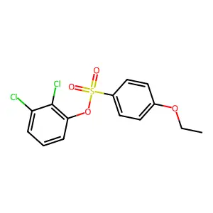 2,3-Dichlorophenyl 4-ethoxybenzenesulfonate structure