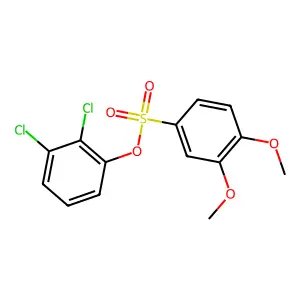 2,3-二氯苯基 3,4-二甲氧基烯磺酸盐 structure