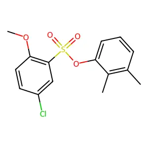 2,3-Dimethylphenyl 5-chloro-2-methoxybenzenesulfonate structure