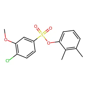 2,3-Dimethylphenyl 4-chloro-3-methoxybenzenesulfonate structure