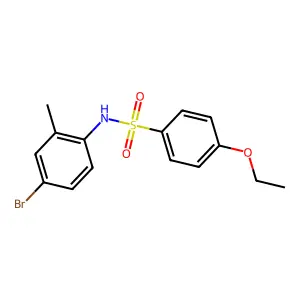 N-(4-bromo-2-methylphenyl)-4-ethoxybenzenesulfonamide structure