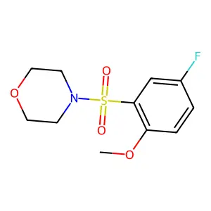 4-(5-Fluoro-2-methoxy-benzenesulfonyl)-morpholine structure