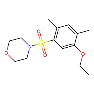 4-((5-Ethoxy-2,4-dimethylphenyl)sulfonyl)morpholine structure