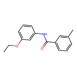N-(3-乙氧基苯基)-3-甲基苯甲酰胺 structure