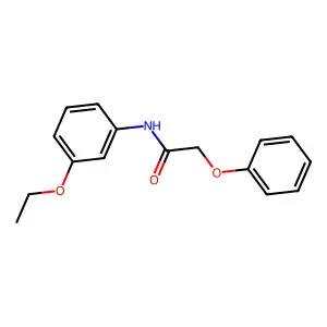 N-(3-乙氧基苯基)-2-苯氧基乙酰胺 structure