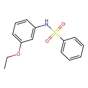 N-(3-乙氧基苯基)苯磺酰胺 structure