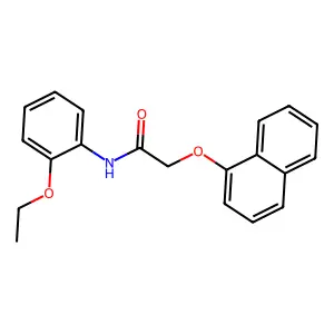 N-(2-乙氧基苯基)-2-(1-萘基oxy)乙酰胺 structure