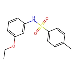 N-(3-乙氧基苯基)-4-甲基苯磺酰胺 structure